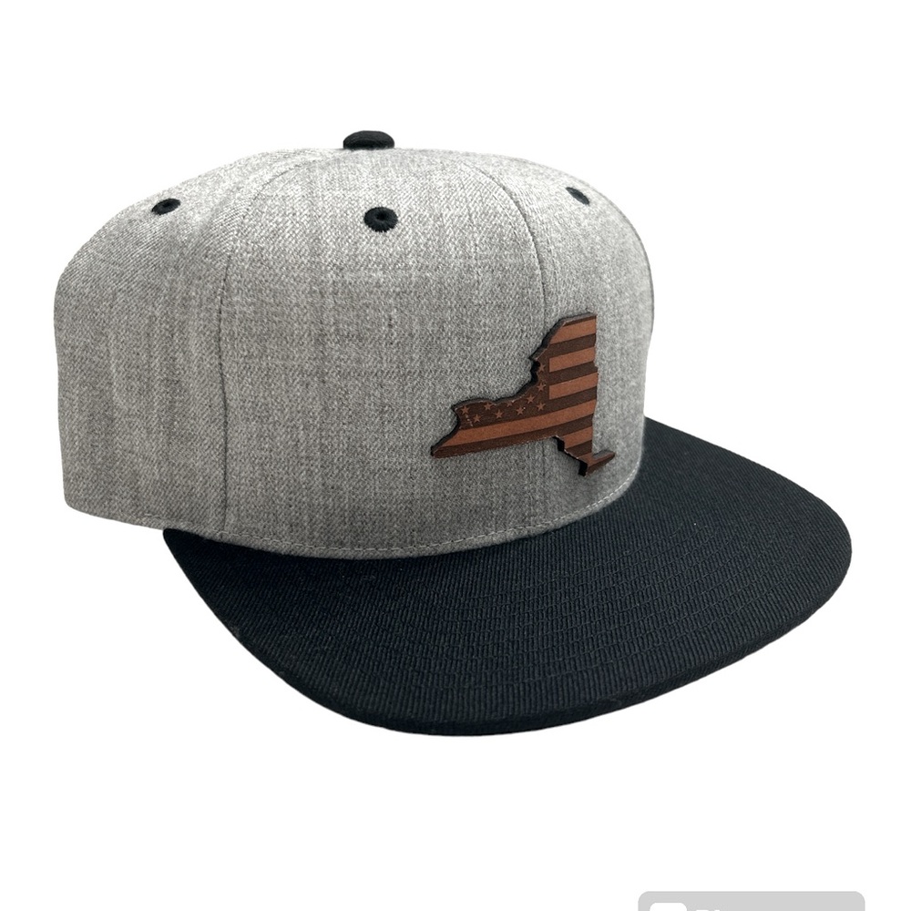 Branded Bills NY State Patch Trucker Hat